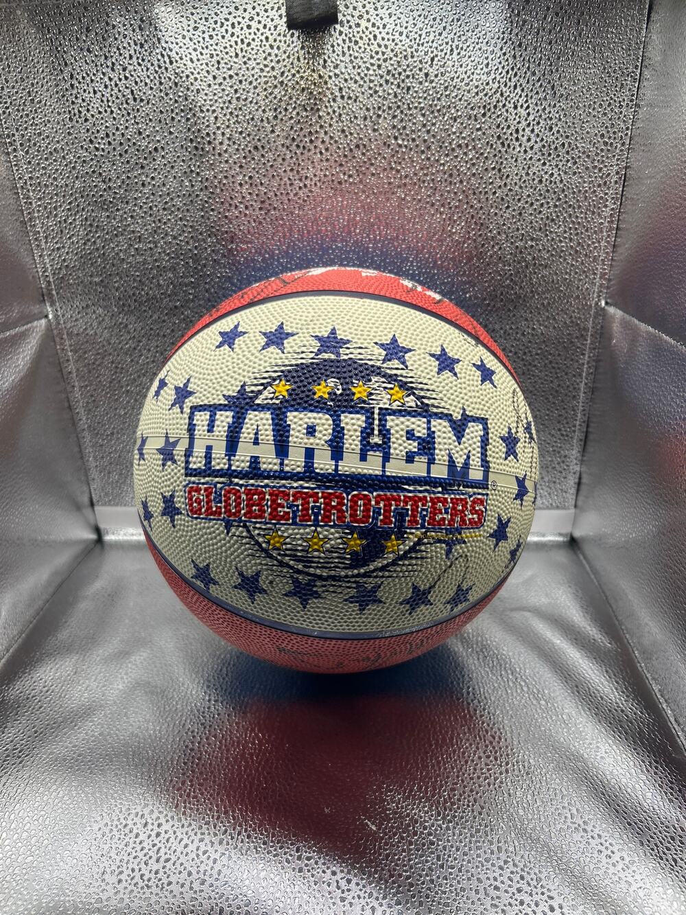 Harlem Globetrotters Full Size Basketball Signed Autographed